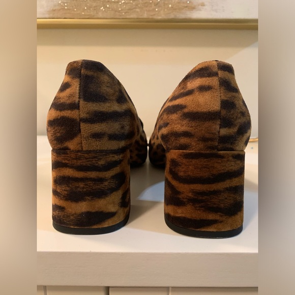COPY-Prada Brown Animal Print Loafers - Picture 3 of 3